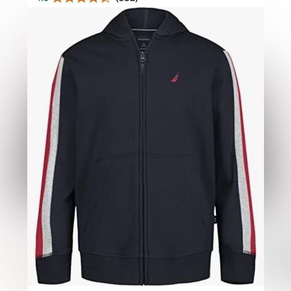🎁 Nautica Fleece Zip Front Hoodie: Nautica
Polar Fleece Zip-Up boys sweater - Picture 3 of 8